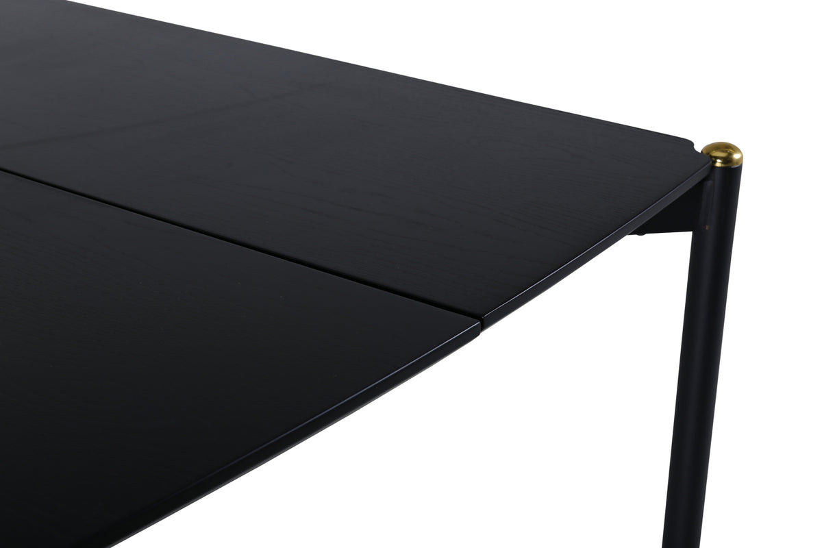 Pelle Rektangulära Matbord 190 x 90 Svart