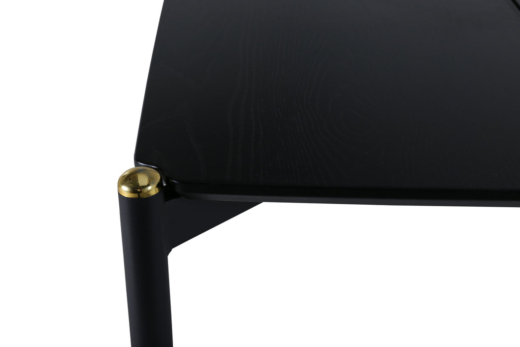 Pelle Rektangulära Matbord 190 x 90 Svart