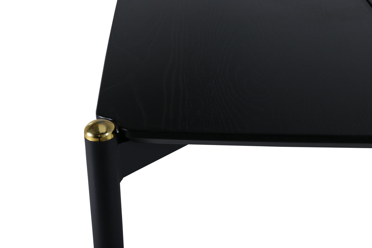 Pelle Rektangulära Matbord 190 x 90 Svart