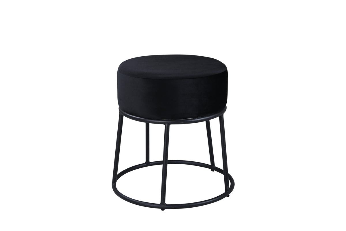 Petra Puff ⌀46 ⌀46 Svart