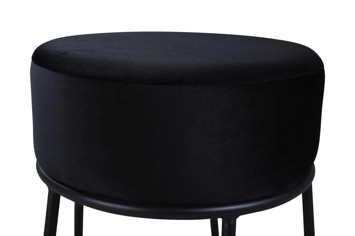 Petra Puff ⌀46 ⌀46 Svart