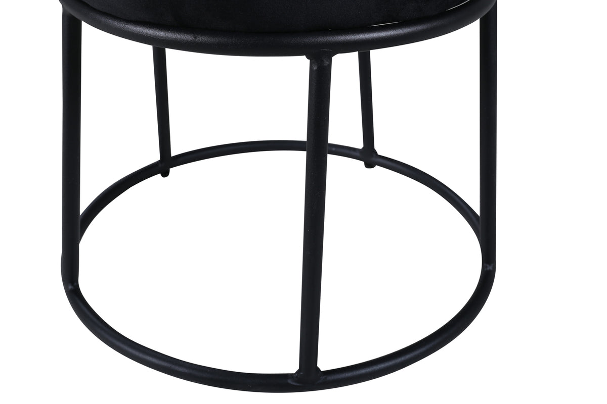 Petra Puff ⌀46 ⌀46 Svart