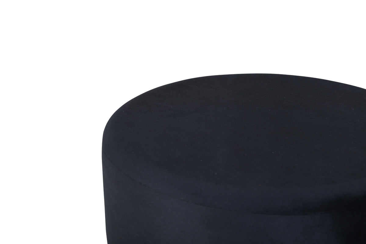 Petra Puff ⌀46 ⌀46 Svart
