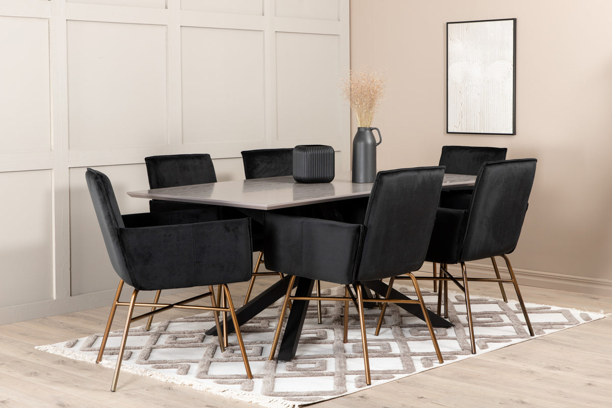 Petra Matstolar Svart