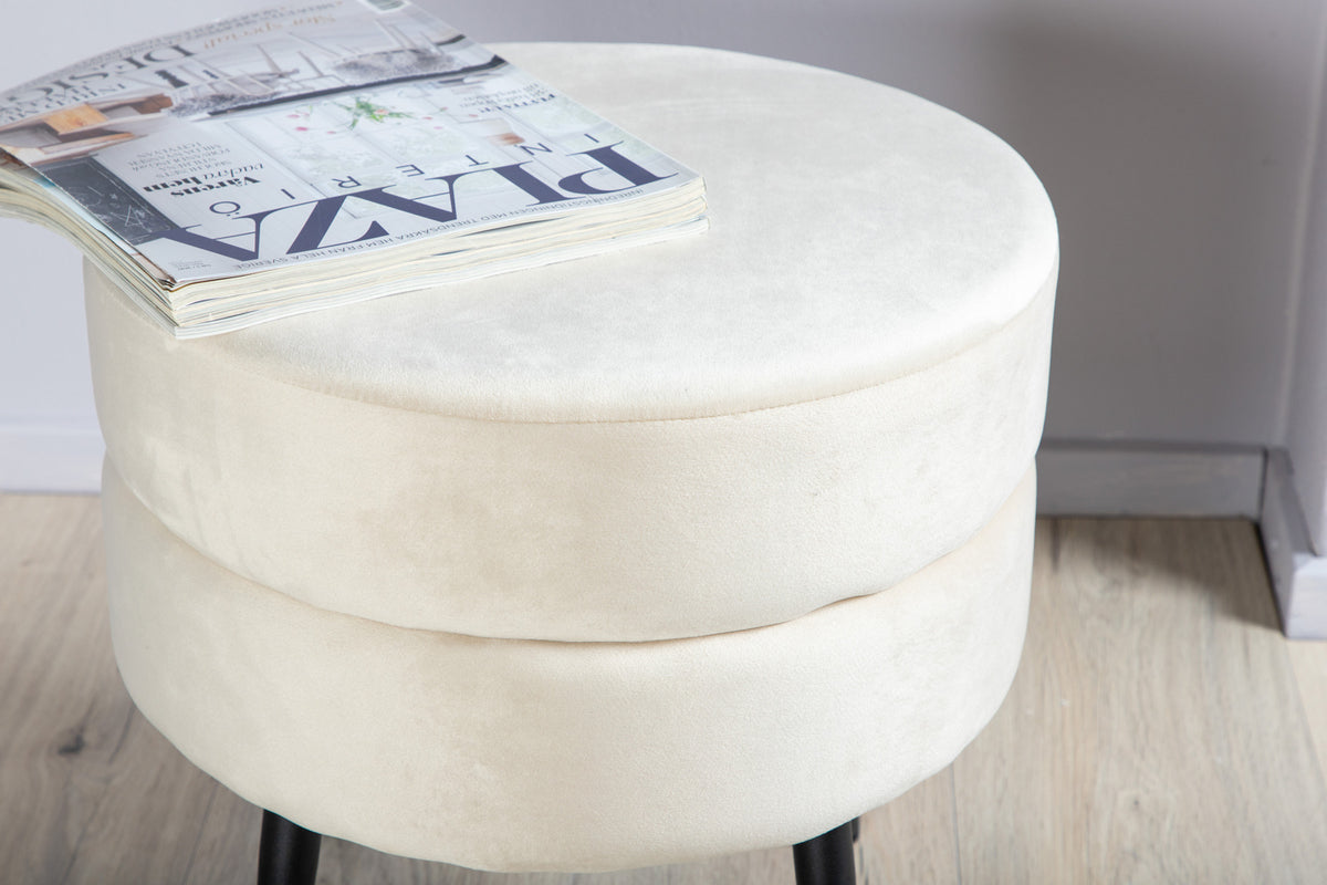 Pot Puff ⌀40 ⌀40 Ljusbeige