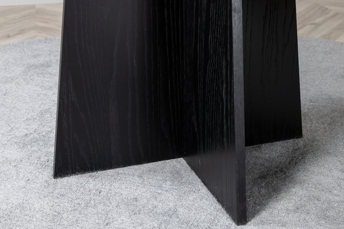 Bootcut Runda Matbord ⌀110 Svart