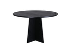 Bootcut Runda Matbord ⌀110 Svart
