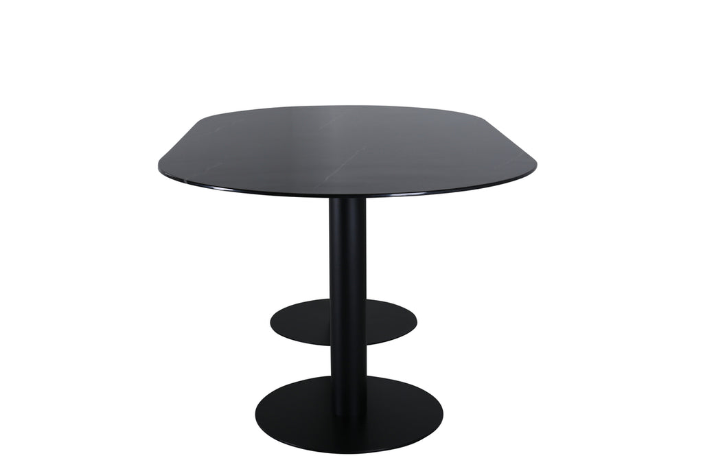 Pillan Ovala Matbord 180 x 100 Svart