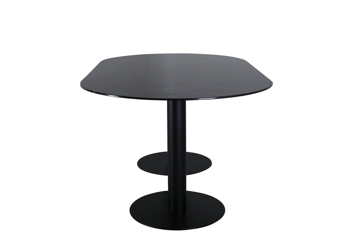 Pillan Ovala Matbord 180 x 100 Svart