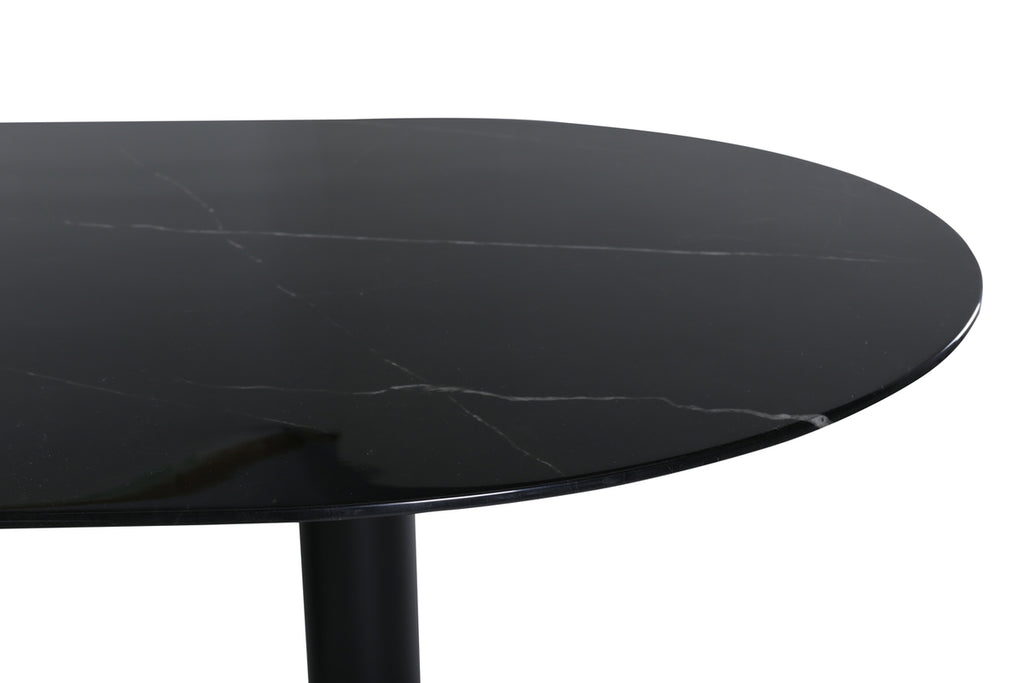 Pillan Ovala Matbord 180 x 100 Svart
