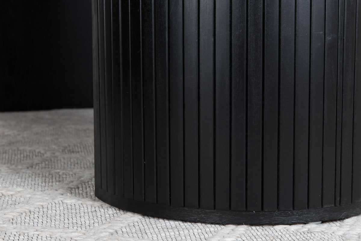 Bianca Ovala Matbord 200 x 90 Svart