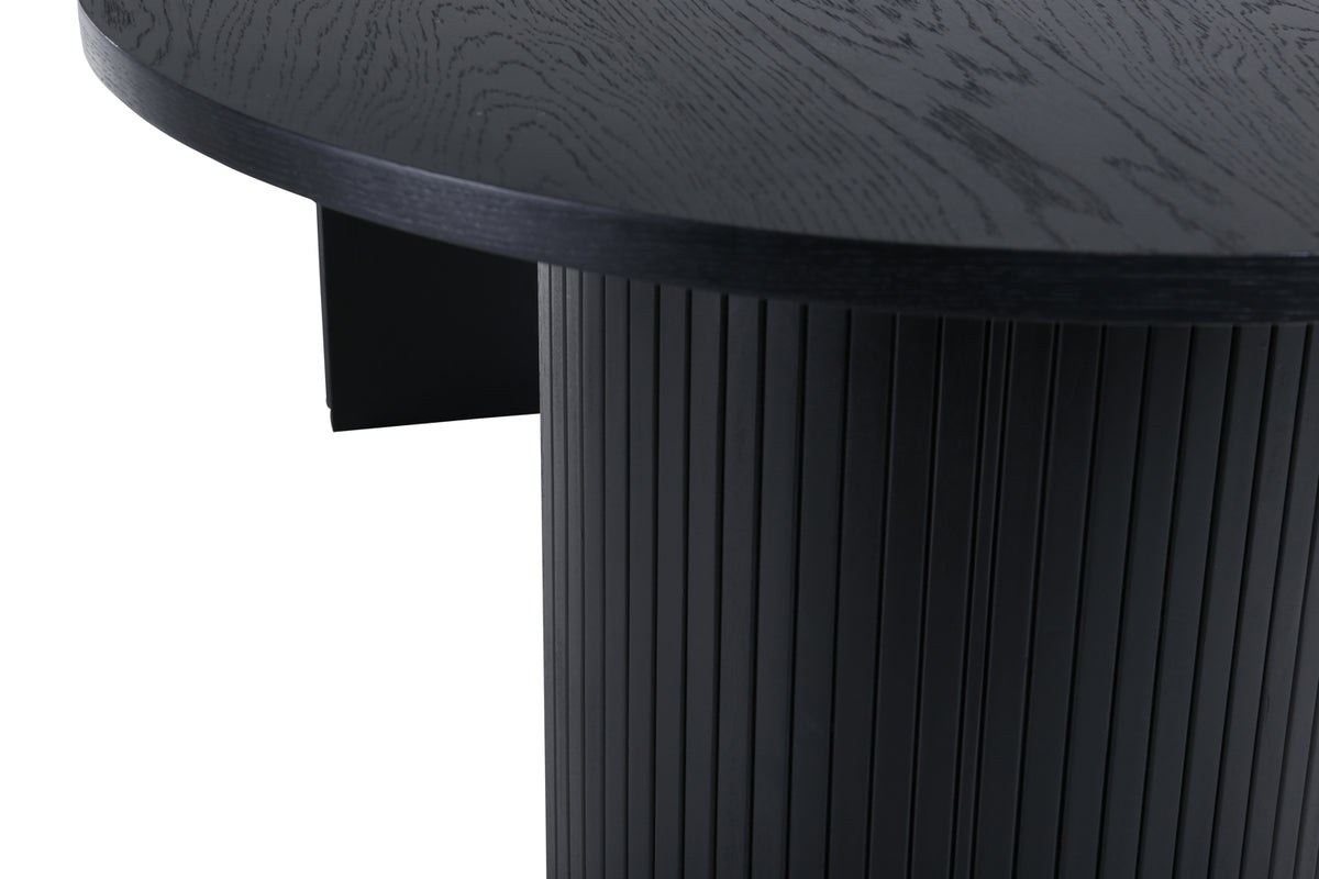 Bianca Ovala Matbord 200 x 90 Svart