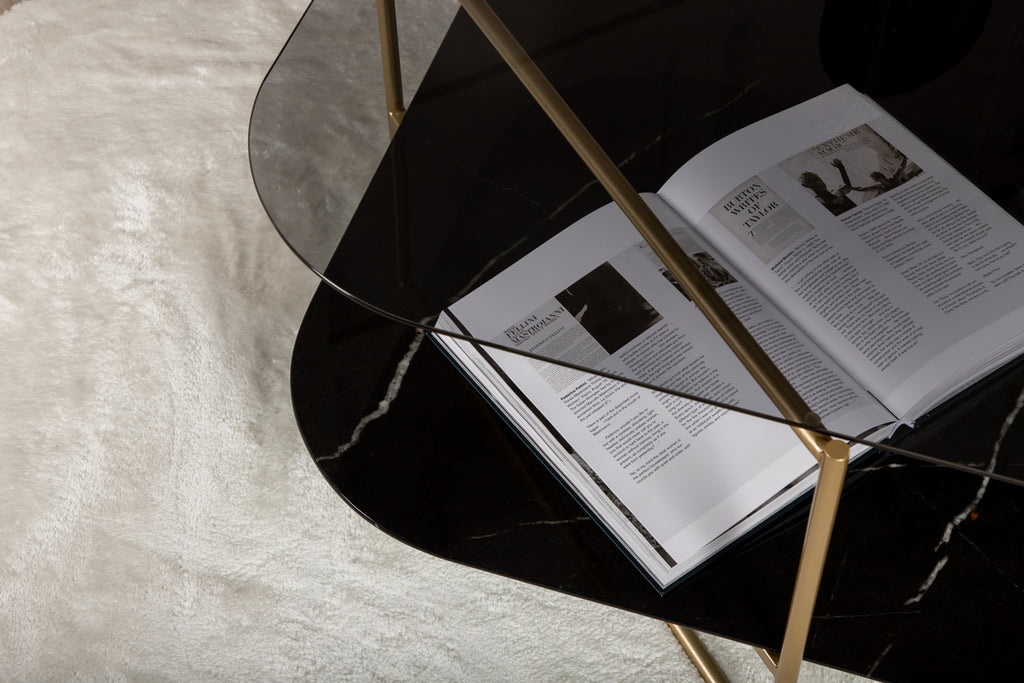 Un-line Soffbord 85 x 85 Svart