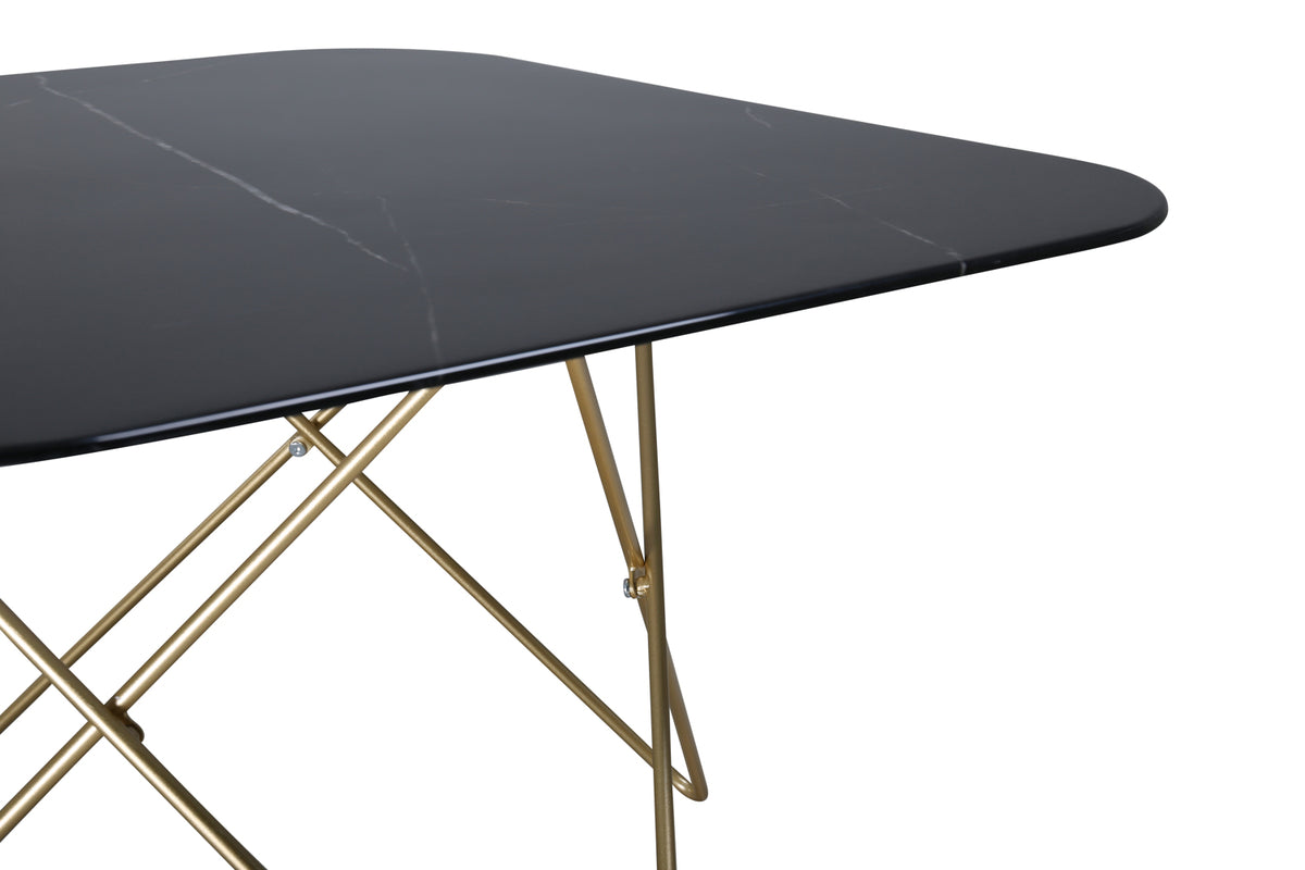 Tristar Soffbord 80 x 80 Svart