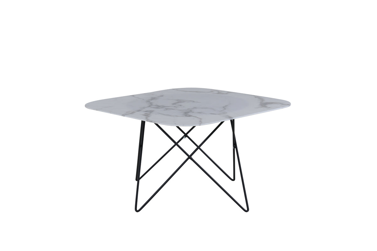 Tristar Soffbord 80 x 80 Vit