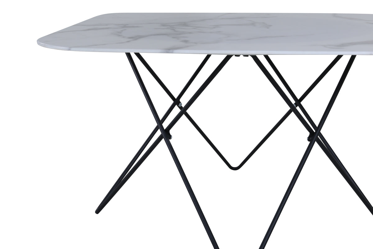 Tristar Soffbord 80 x 80 Vit