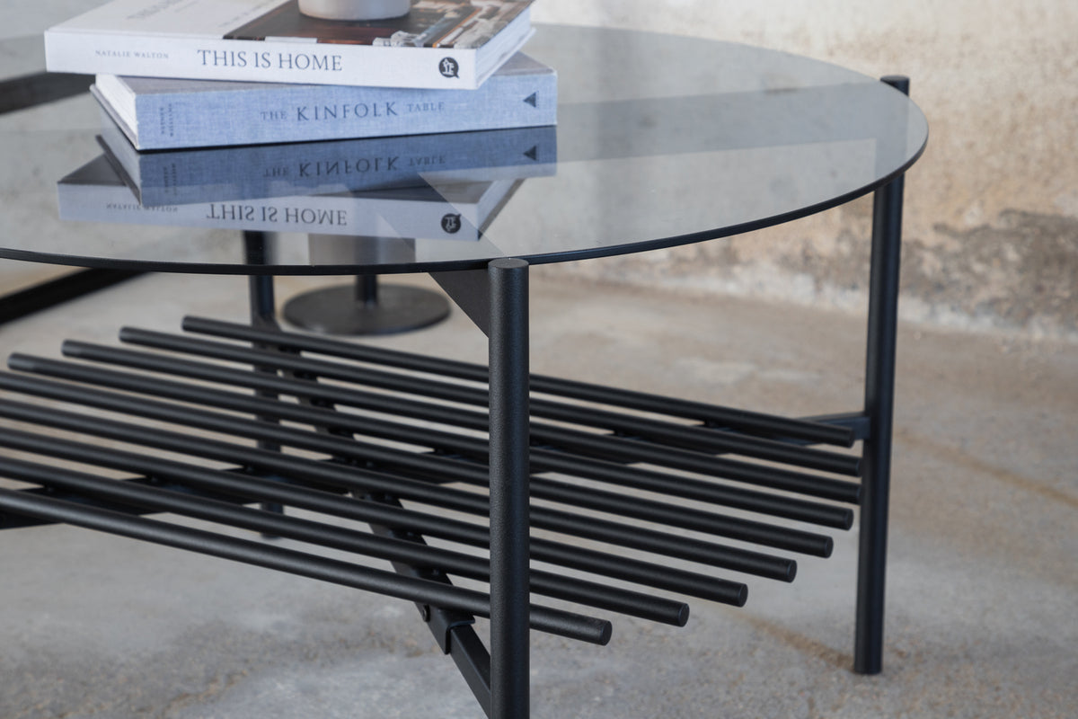 Von Staf Soffbord ⌀80 Svart