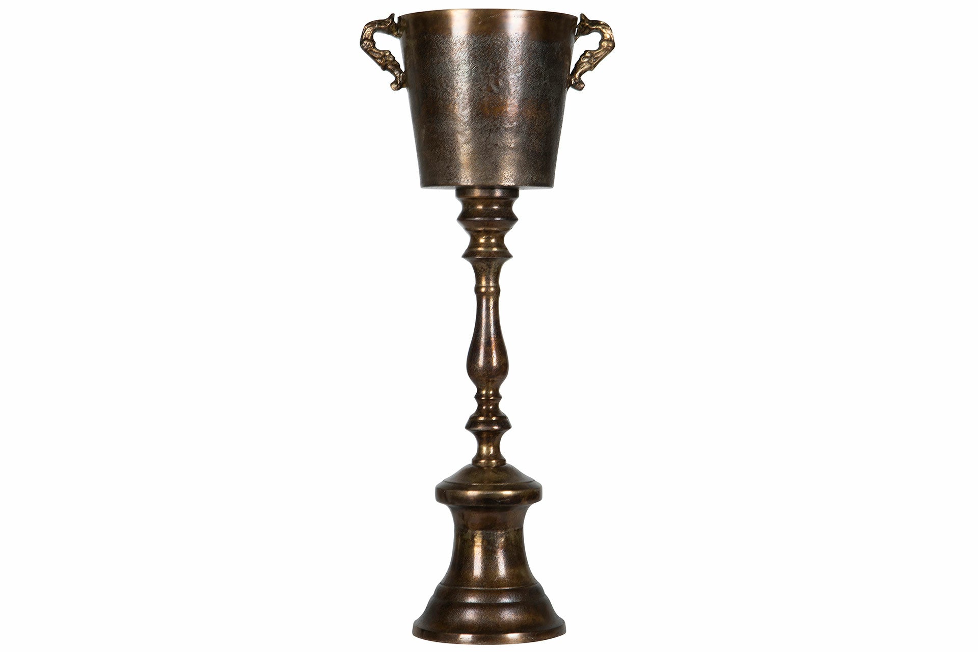 Iskylare På Fot Bränd Mässing