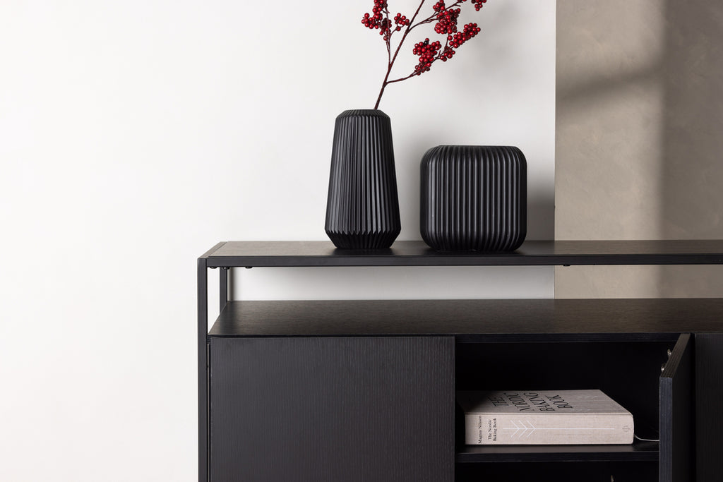 Kingsport Skåp 45 x 120 x 80 Svart