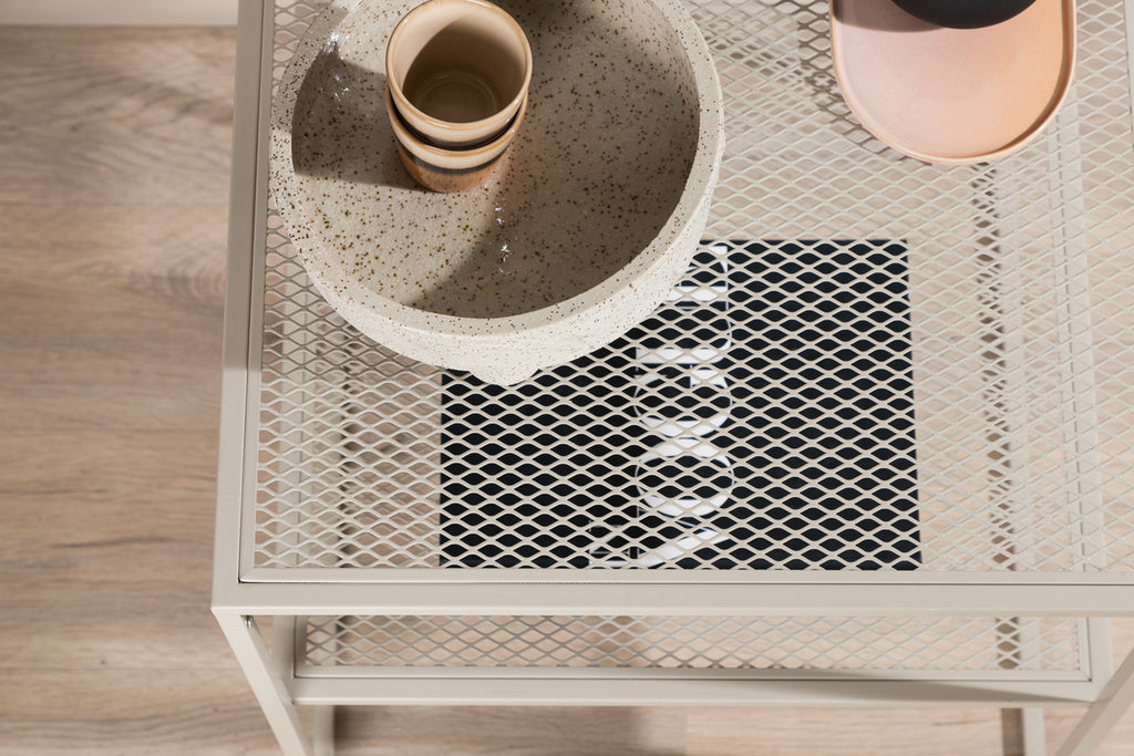 Netz Soffbord 55 x 55 Beige