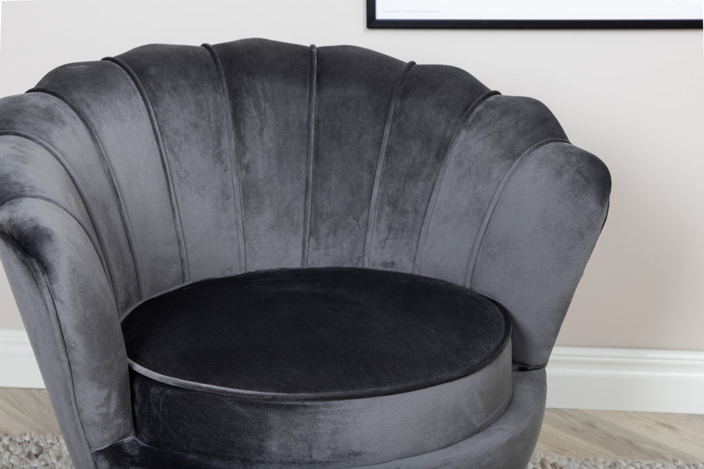 Calais Fåtöljer Mörkgrå