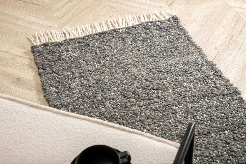 Betina Rektangulära Mattor 250 x 80 Grå