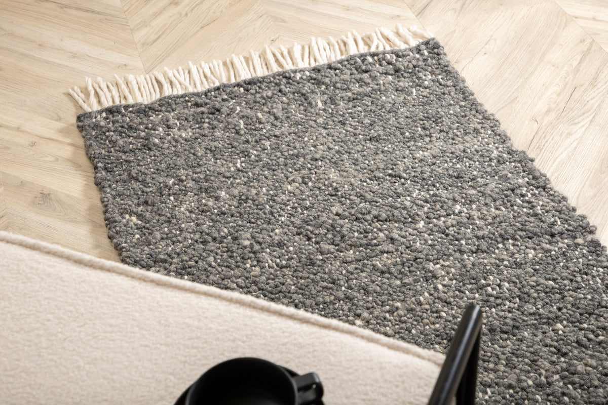 Betina Rektangulära Mattor 250 x 80 Grå