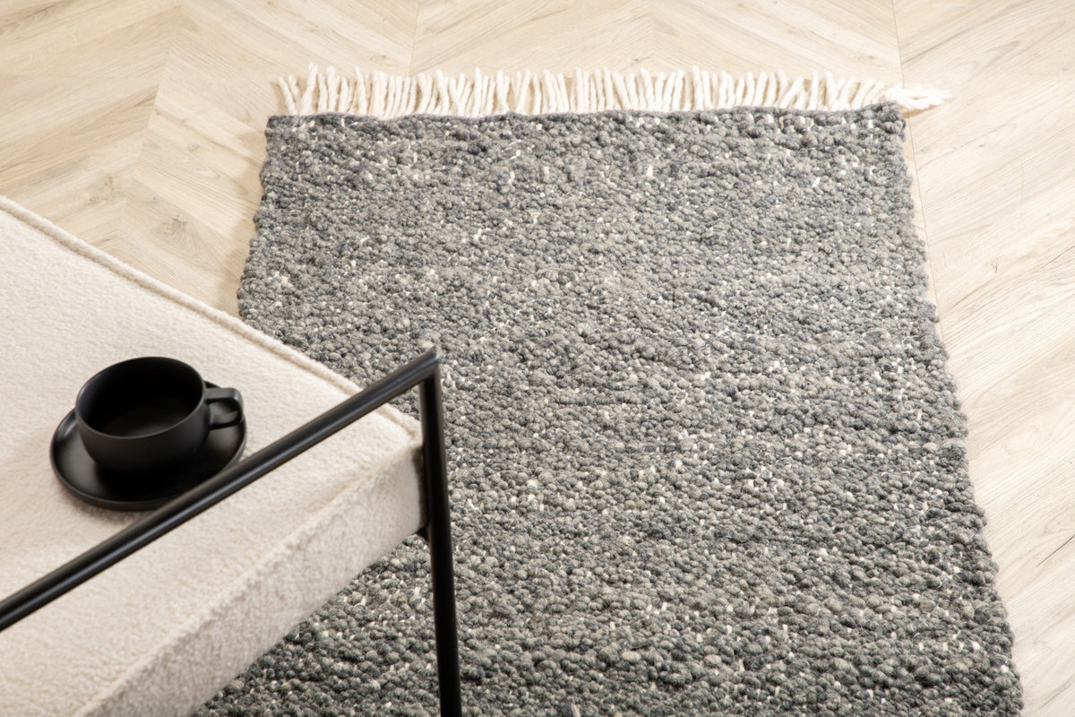 Betina Rektangulära Mattor 250 x 80 Grå