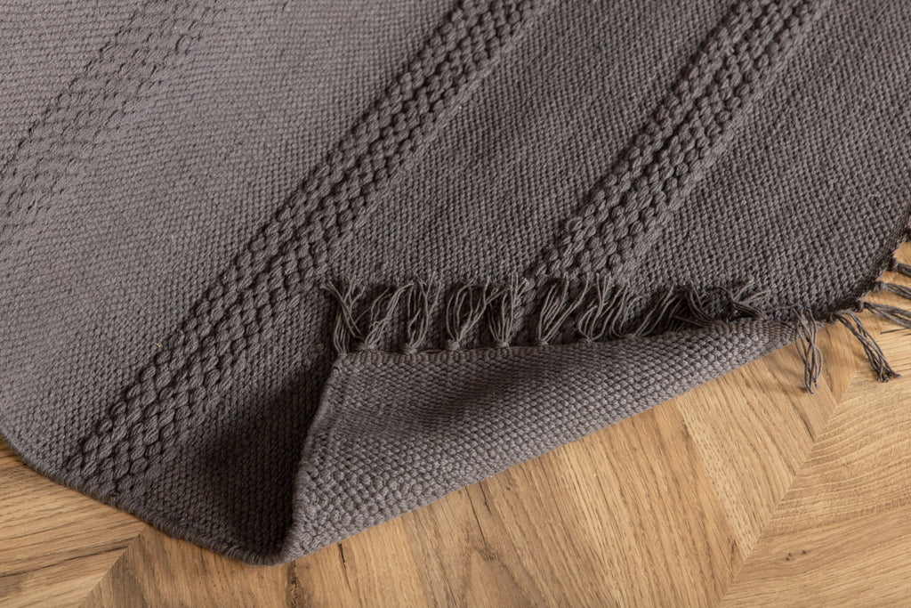 Nico Rektangulära Mattor 250 x 80 Grå