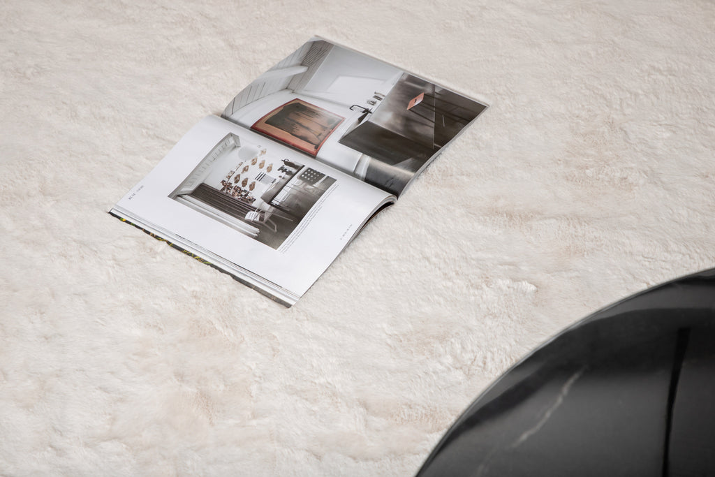 Nina Rektangulära Mattor 300 x 200 Vit