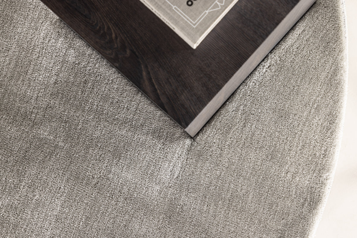 Blanca Runda Mattor ⌀200 Ljusgrå