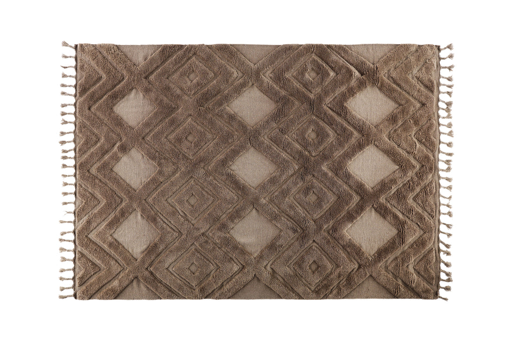 Dahlia Rektangulära Mattor 300 x 200 Mörkbrun