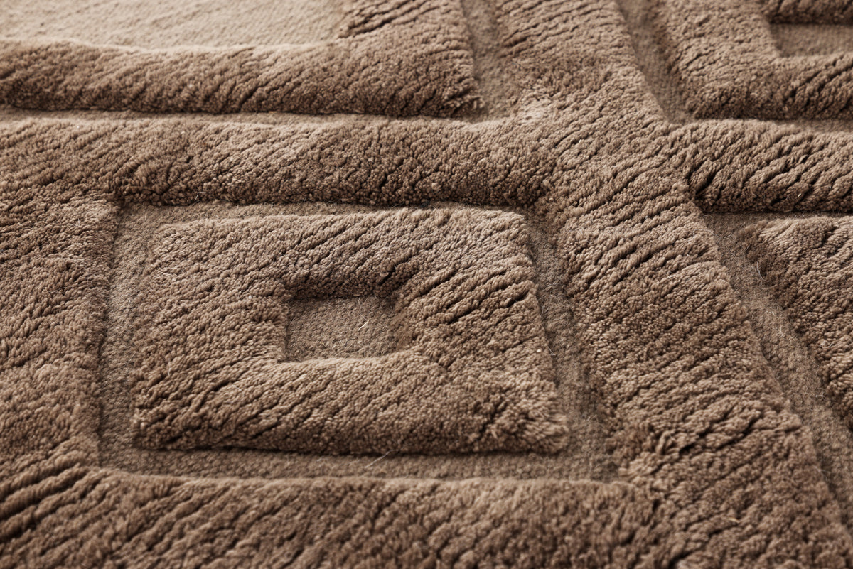 Dahlia Rektangulära Mattor 300 x 200 Mörkbrun