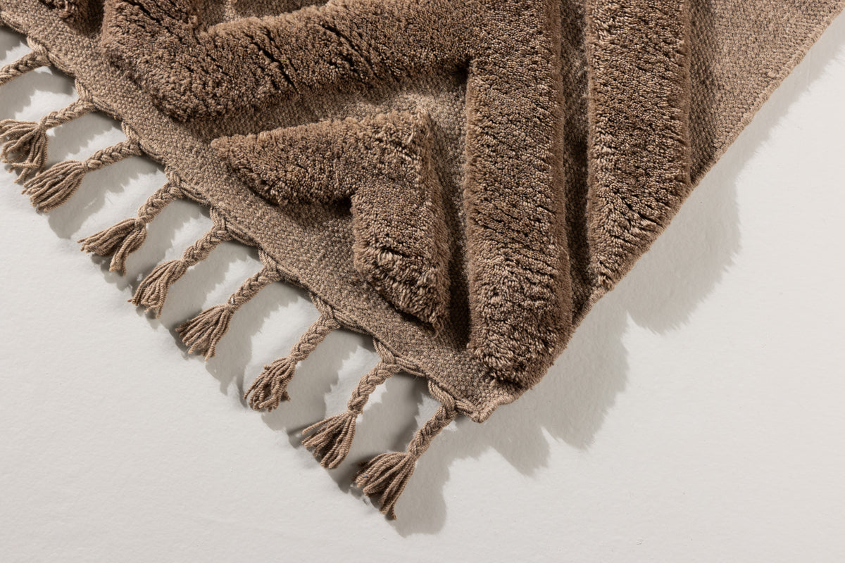 Dahlia Rektangulära Mattor 300 x 200 Mörkbrun