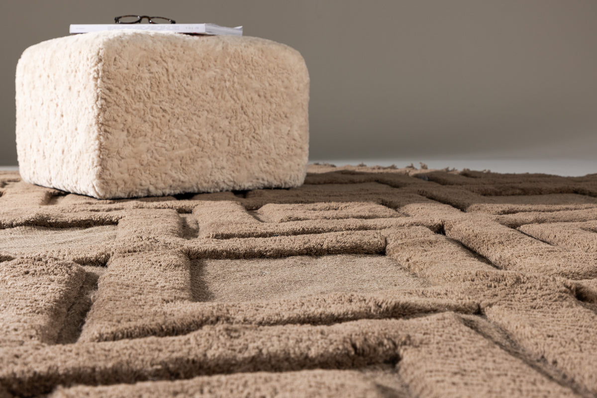 Dahlia Rektangulära Mattor 300 x 200 Mörkbrun