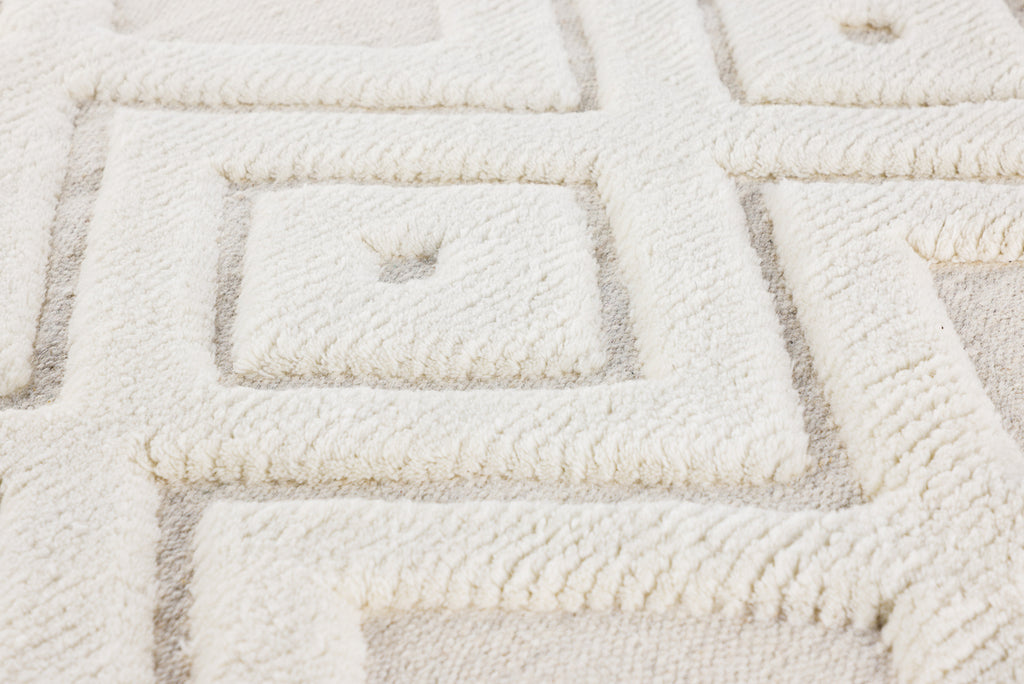 Dahlia Rektangulära Mattor 230 x 160 Vit