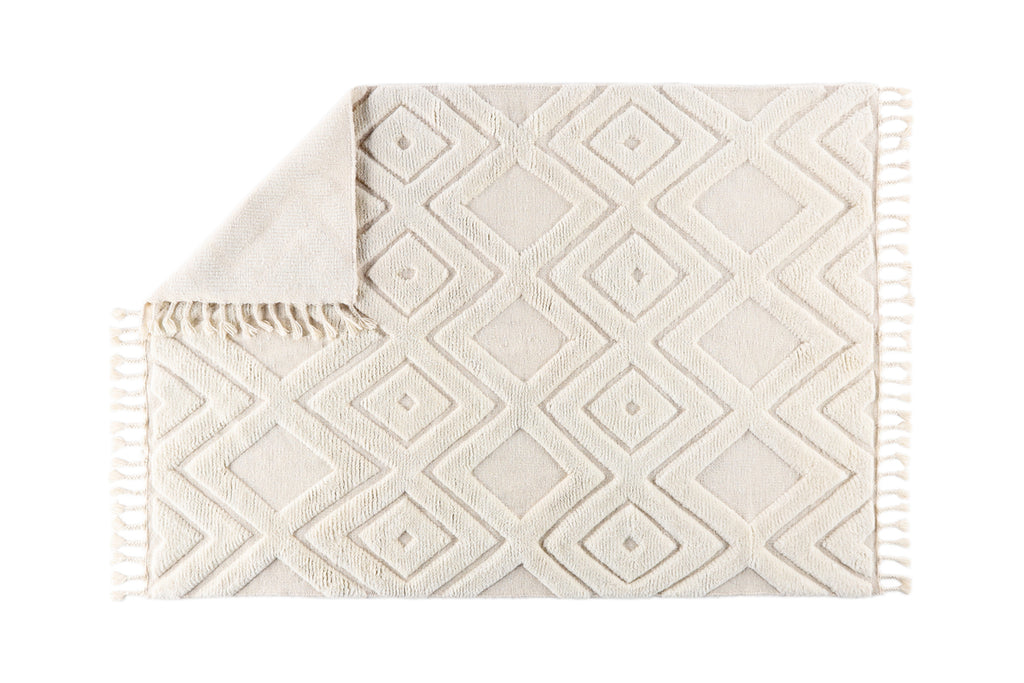 Dahlia Rektangulära Mattor 300 x 200 Vit