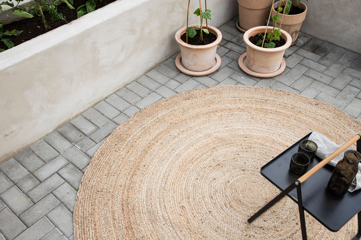 Oliver Runda Mattor ⌀200 Natur