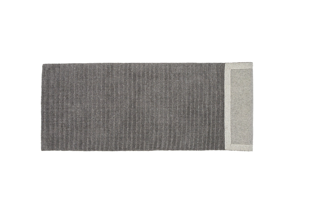 Milton Rektangulära Mattor 200 x 70 Mörkgrå