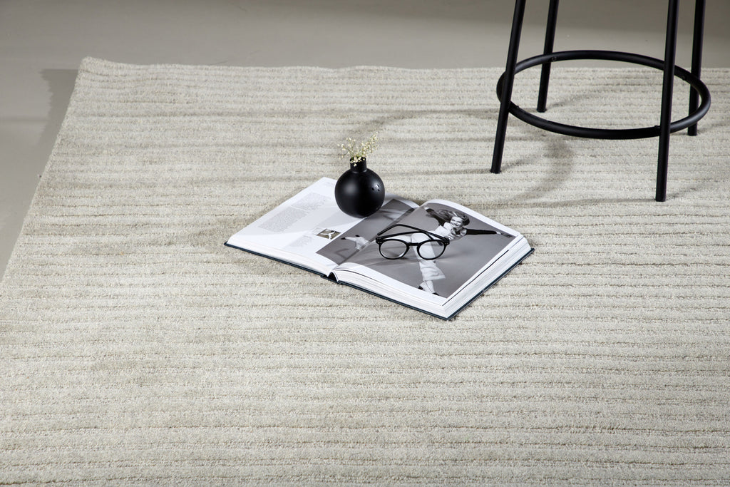 Milton Rektangulära Mattor 230 x 160 Ljusgrå