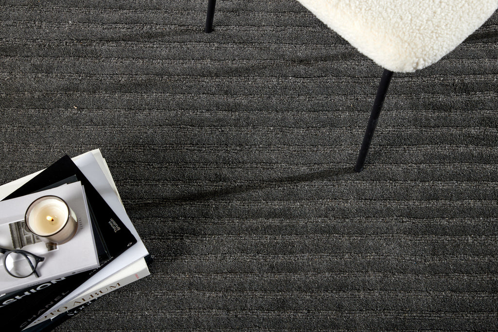 Milton Rektangulära Mattor 230 x 160 Mörkgrå