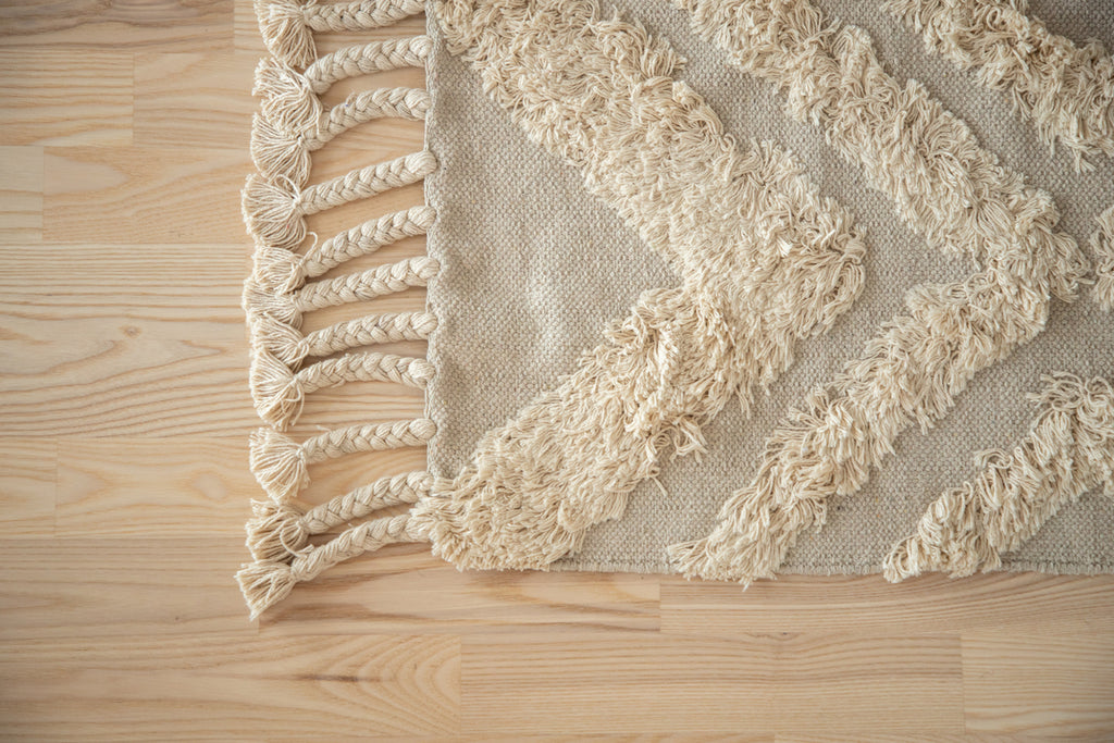 Hilma Rektangulära Mattor 250 x 80 Beige