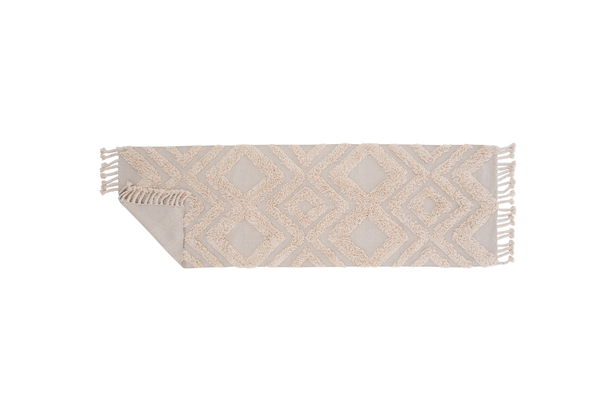 Hilma Rektangulära Mattor 250 x 80 Beige