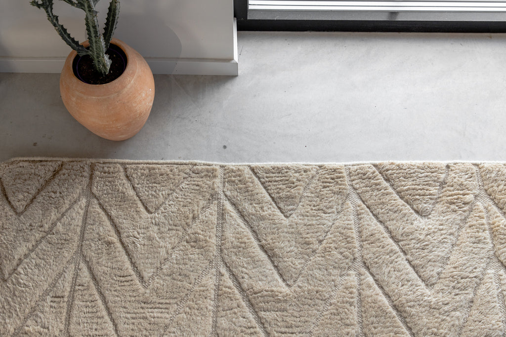 Zoe Rektangulära Mattor 300 x 200 Beige