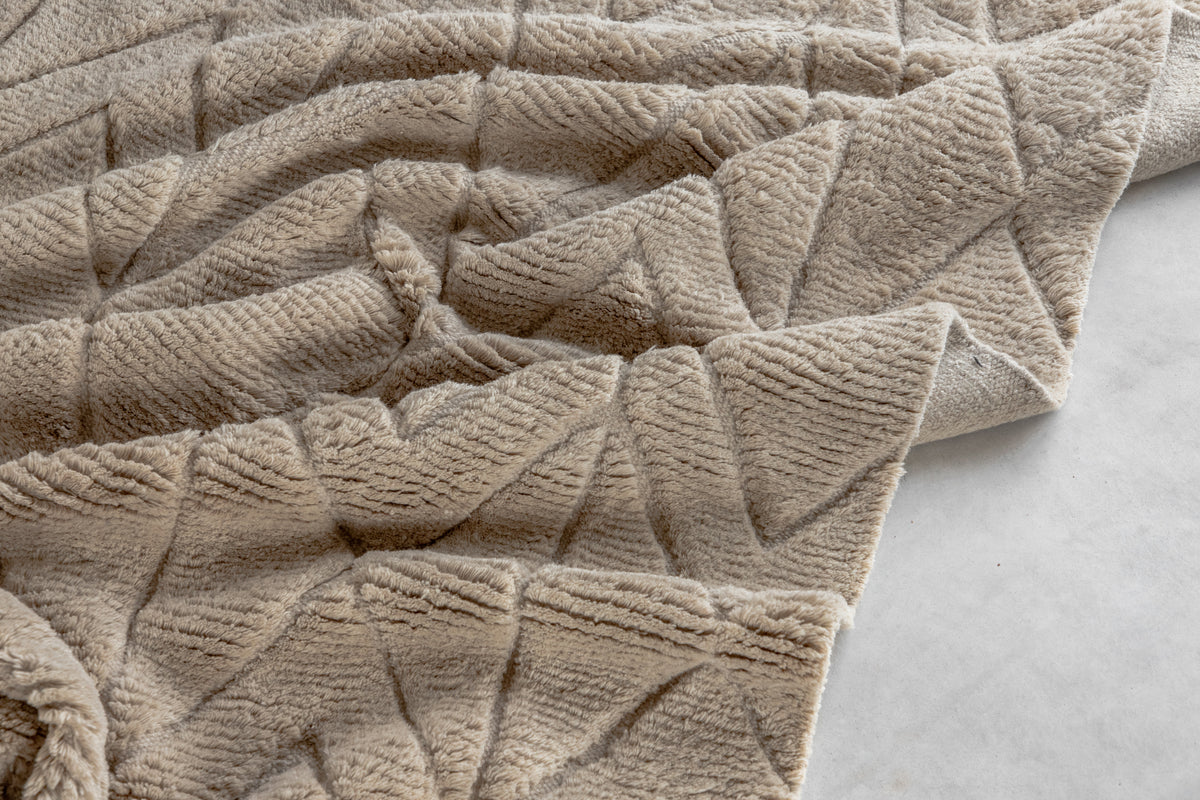 Zoe Rektangulära Mattor 300 x 200 Beige