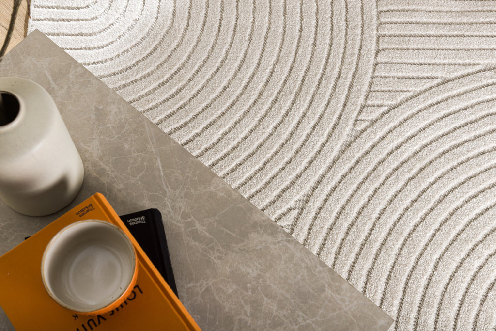 Vince Rektangulära Mattor 290 x 200 Vit