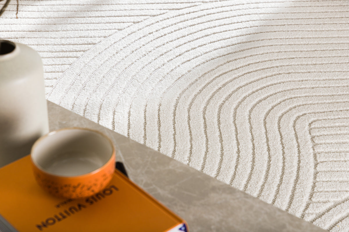 Vince Rektangulära Mattor 230 x 160 Vit