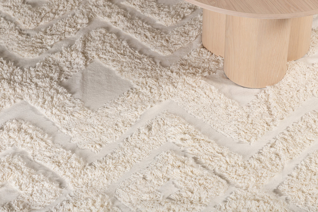 Hilma Rektangulära Mattor 350 x 250 Vit