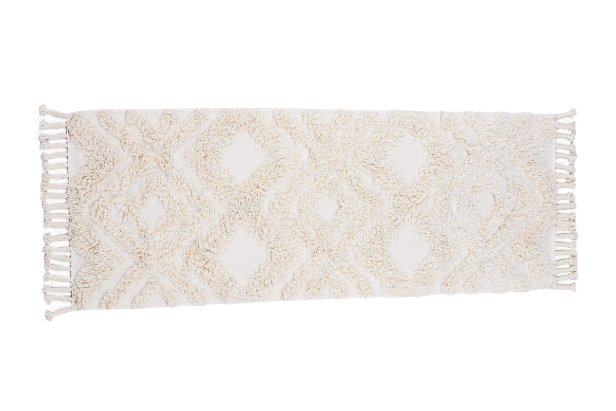 Hilma Rektangulära Mattor 200 x 70 Vit