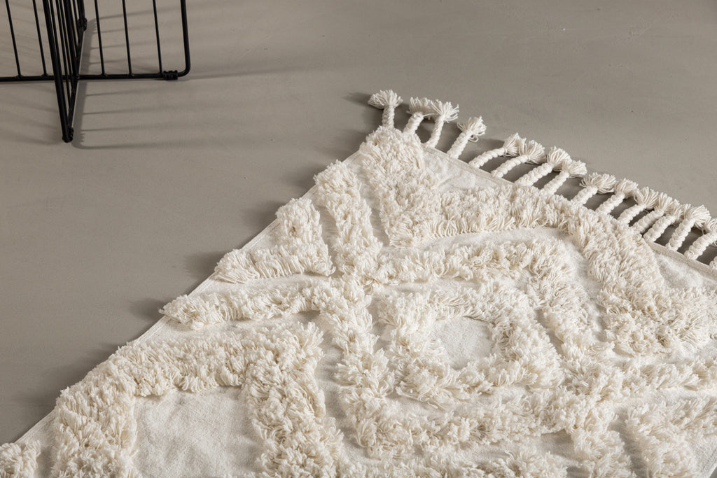 Hilma Rektangulära Mattor 200 x 70 Vit